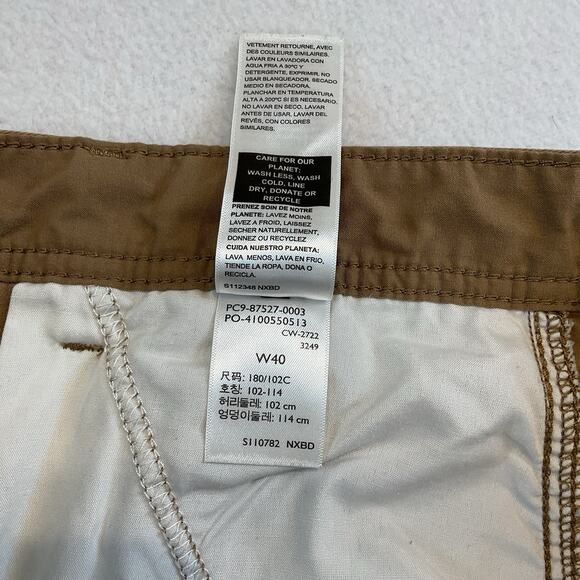 Levi Strauss Signature Shorts Mens 40 Tan Khaki Cargo Pockets Flat‎ Front - Picture 14 of 14